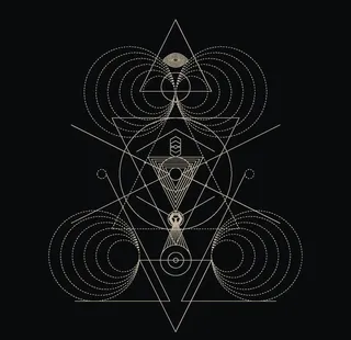 创意几何背景花纹图片