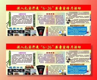 禁毒宣传 展板图片