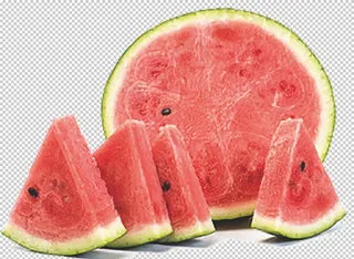 切好的西瓜 免抠素材图片