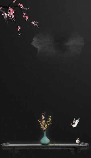 新中式房地产背景图片