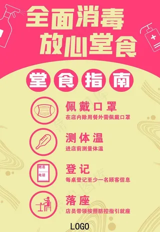 堂食指引图片