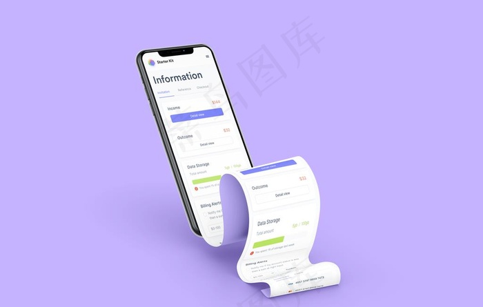 iPhone-XS长卷样机图片(6000X4000(DPI:72))psd模版下载