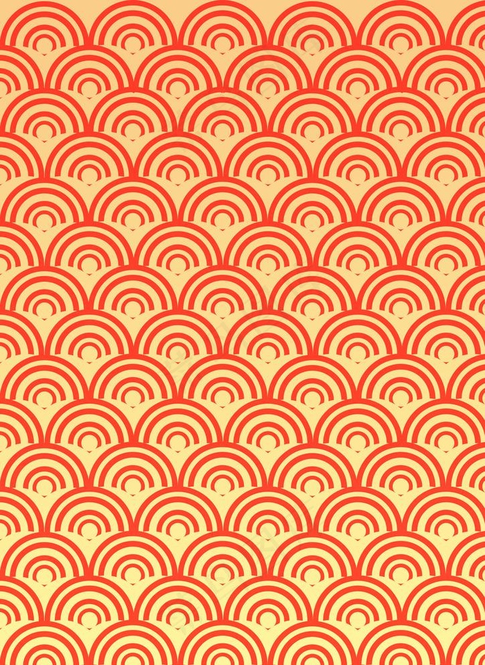 喜庆鱼纹背景图片