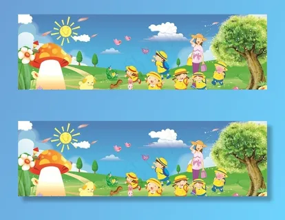 幼儿园 卡通墙画 卡通图片