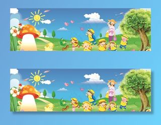 幼儿园 卡通墙画 卡通图片