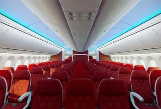 787飞机 内饰 3D效果图图片