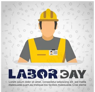 劳动节工人头盔背景图片