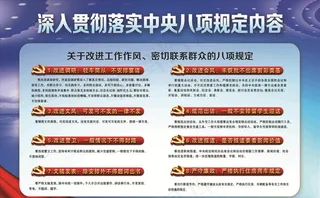 深入贯彻落实*八项规定内容图片