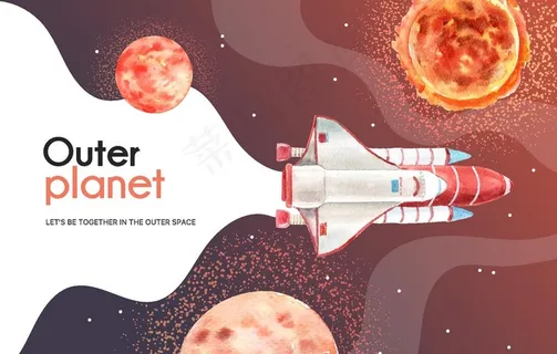 太空宇航员主题图案图片