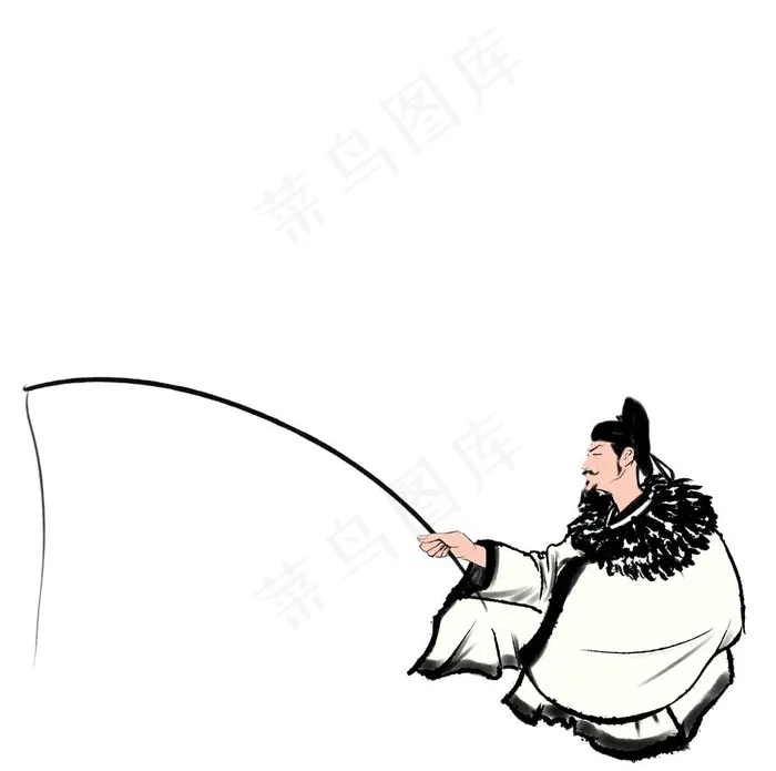 李白图片psd模版下载