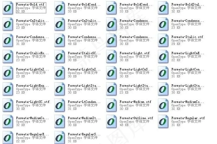 46 Formata系列字体