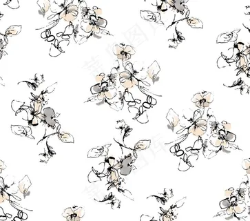 手绘花 玫瑰花 大牌花 乱花图片