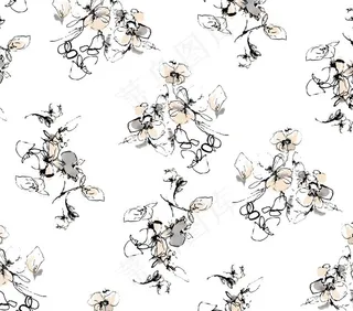 手绘花 玫瑰花 大牌花 乱花图片