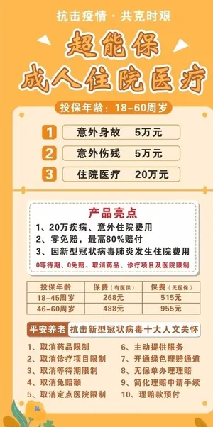 超能保成人住院医疗图片