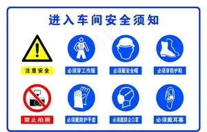 车间安全须知图片