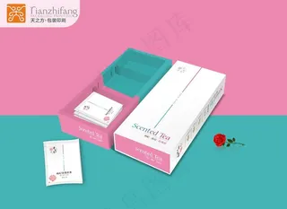 样机  效果图  包装  花茶图片