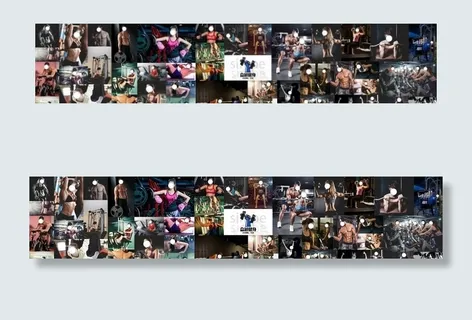 健身房背景墙图片