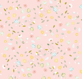 小清新碎花背景图案图片