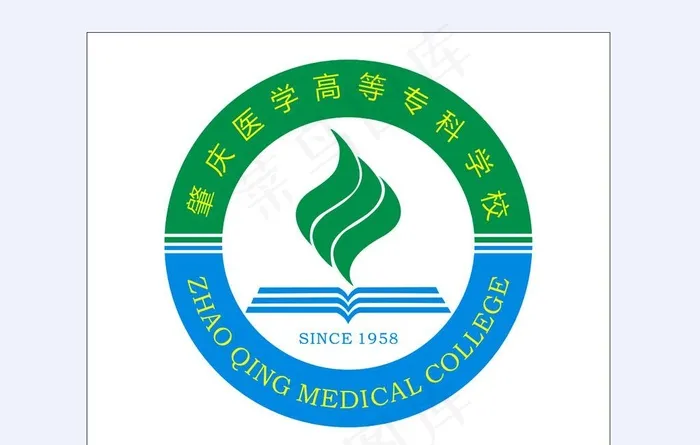 肇庆医学高等专科专学校LOGO图片cdr矢量模版下载
