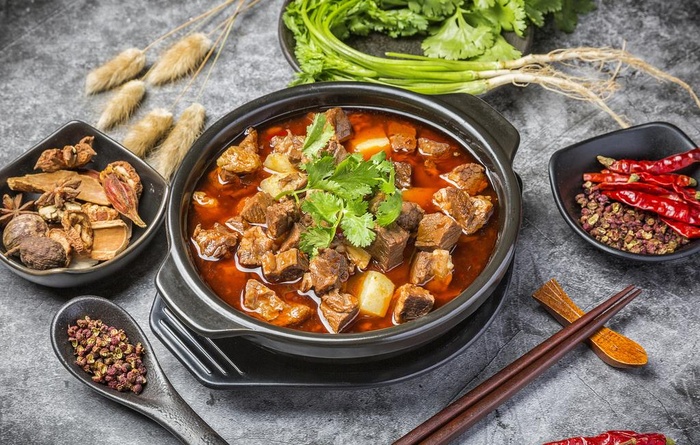 牛肉砂锅图片
