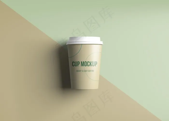 咖啡纸杯样机图片(3000X2250(DPI:72))psd模版下载