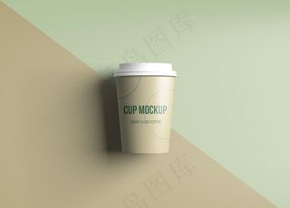 咖啡纸杯样机图片