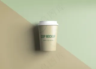 咖啡纸杯样机图片