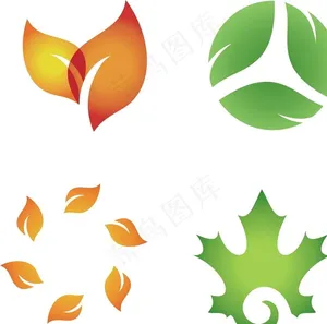 树叶图标图片