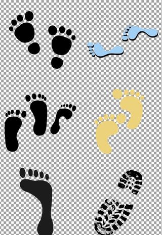 脚印图片