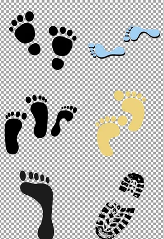 脚印图片