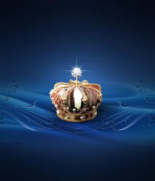 高清蓝色品质皇冠图片