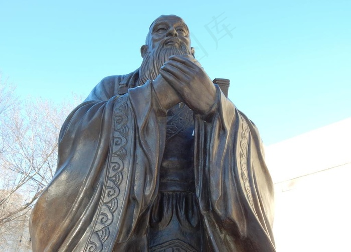 孔子雕像图片