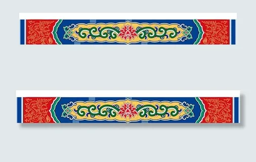 中式花边图片