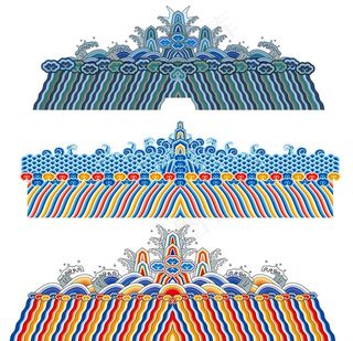 江牙海水纹图片