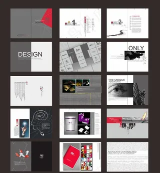 广告设计创意简约时尚画册图片