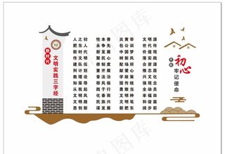 新时代文明实践站三字经图片