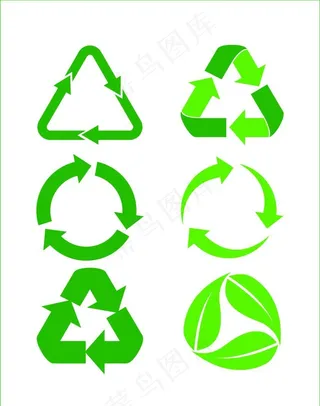 可回收标识图片