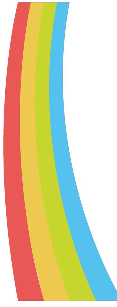 促销台彩虹图片