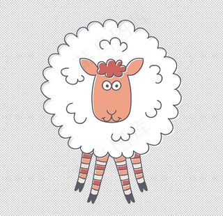 卡通羊图片