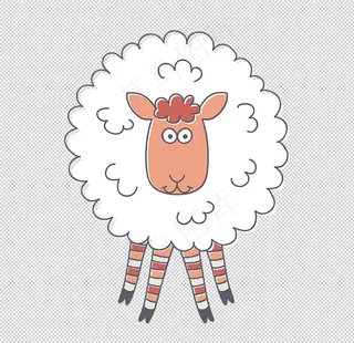 卡通羊图片