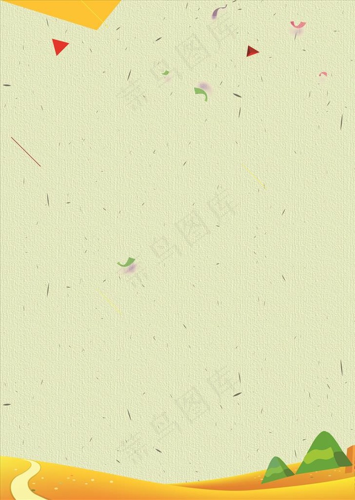 学校海报图片cdr矢量模版下载