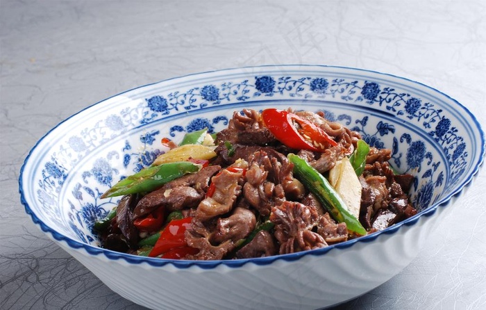 香辣鸡杂图片