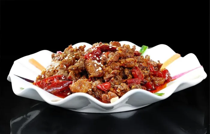 麻辣兔丁图片