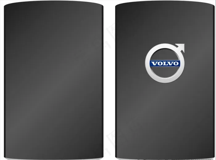 沃尔沃钥匙图片ai矢量模版下载