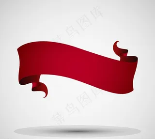 丝带条幅矢量图片