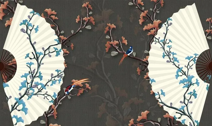 新中式背景墙图片(9071X5669(DPI:72))psd模版下载