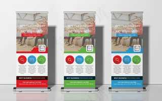 商业X展架 商业易拉宝图片