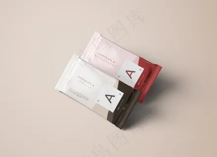 零食包装设计样机效果图图片