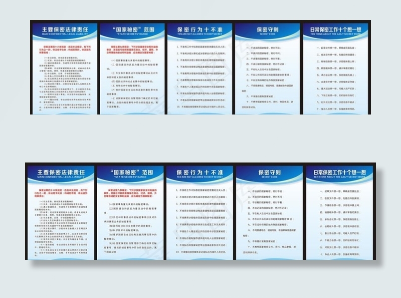 保密法律展板图片cdr矢量模版下载