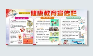 健康教育宣传栏图片